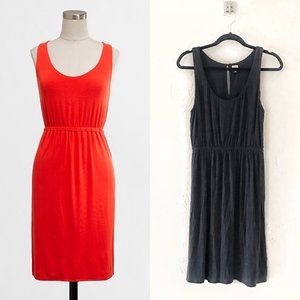 J. CREW FACTORY Black Jersey Tank Dress Size M
